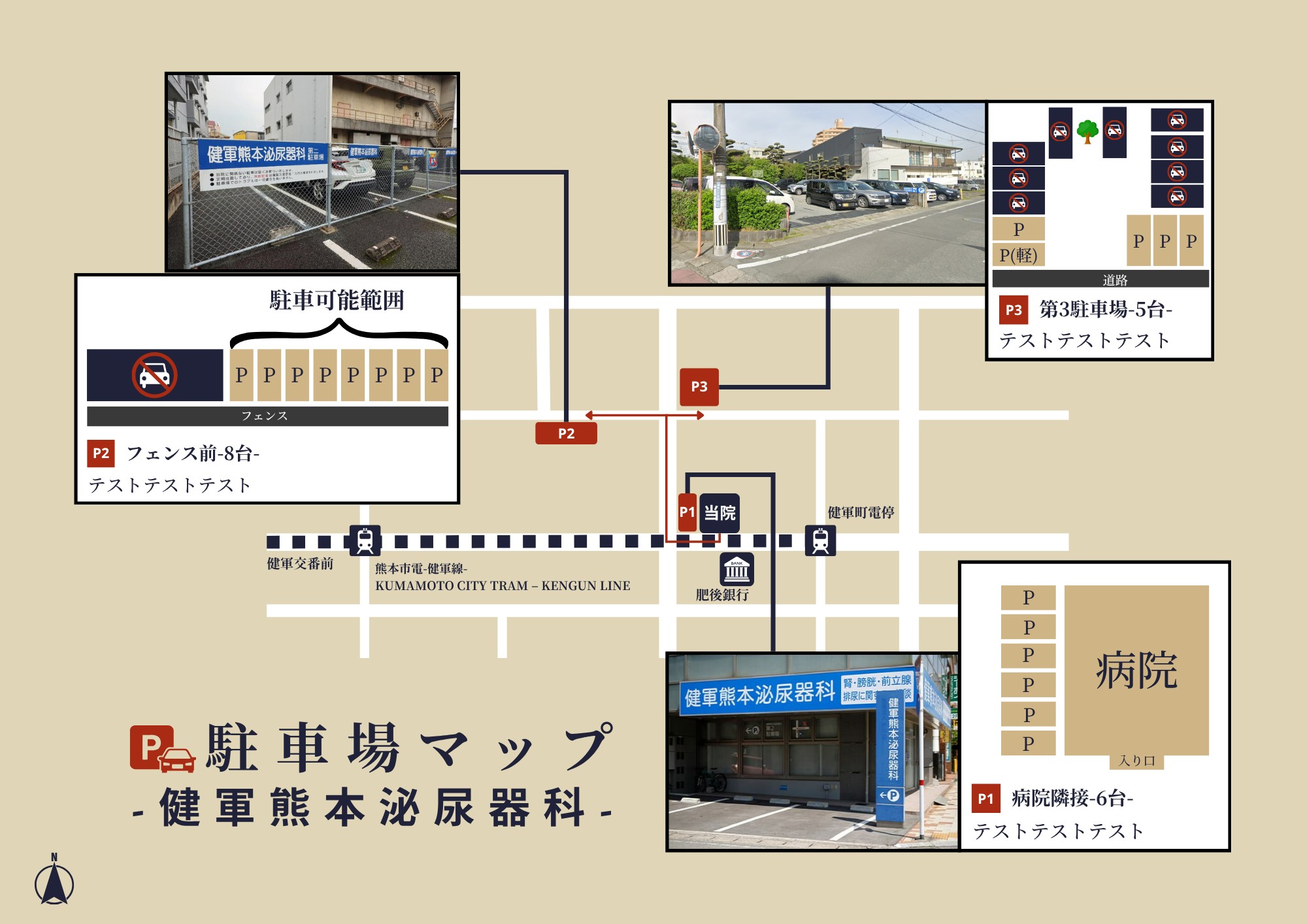 駐車場について
